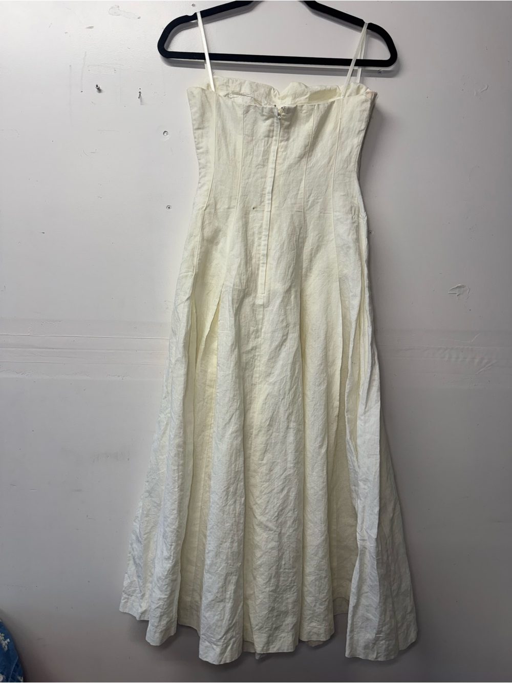 Embroidered Ivory Midi Dress with Cropped Jacket - Picture 6 of 14